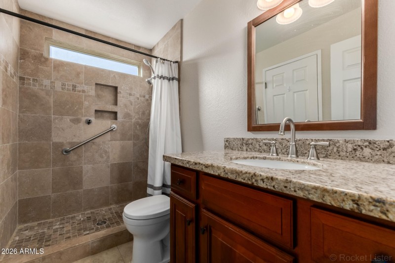 secondary bathroom with shower