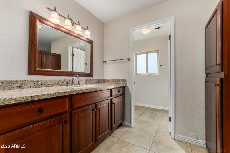 primary bath has lots of cabinets