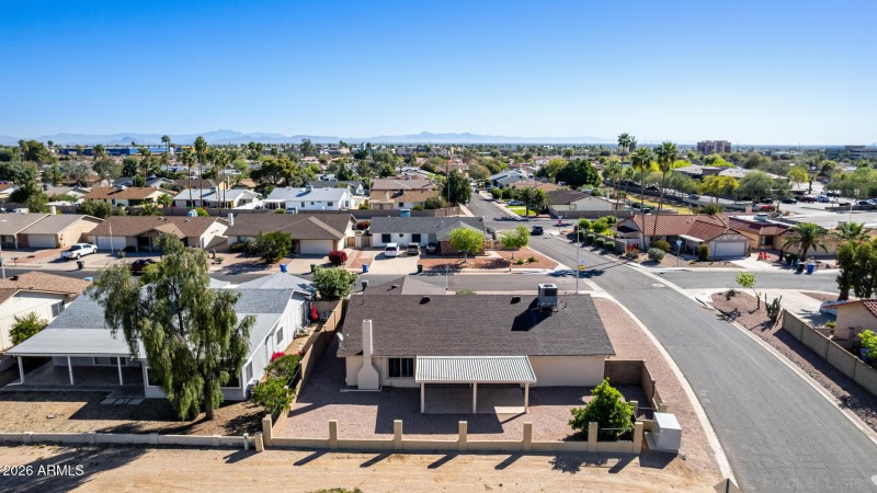 Tomi aerial looking east