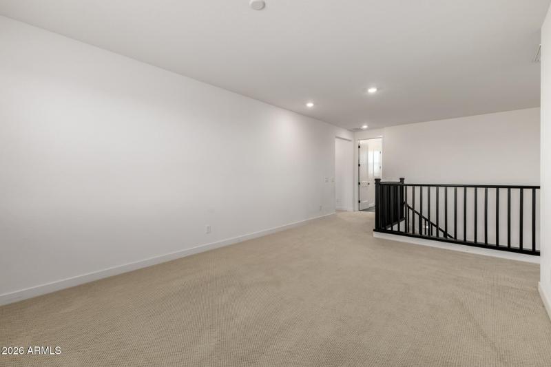 Large open space loft area