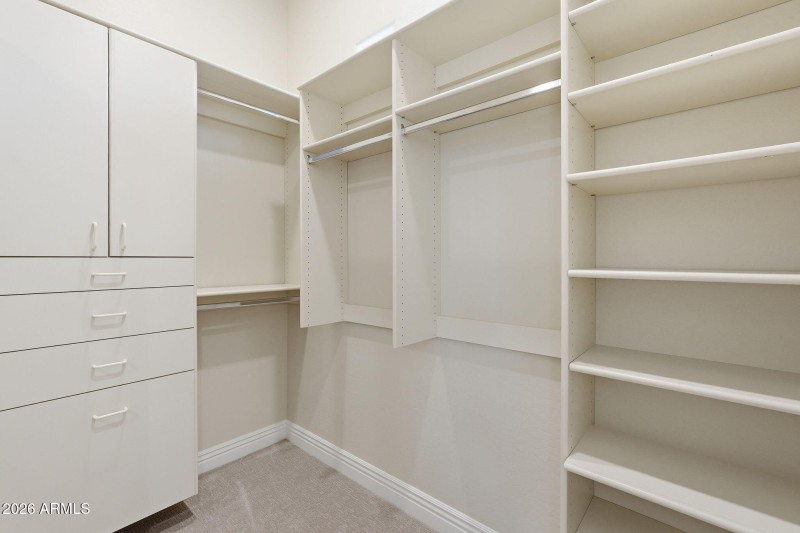 Primary Suite Dual Closets