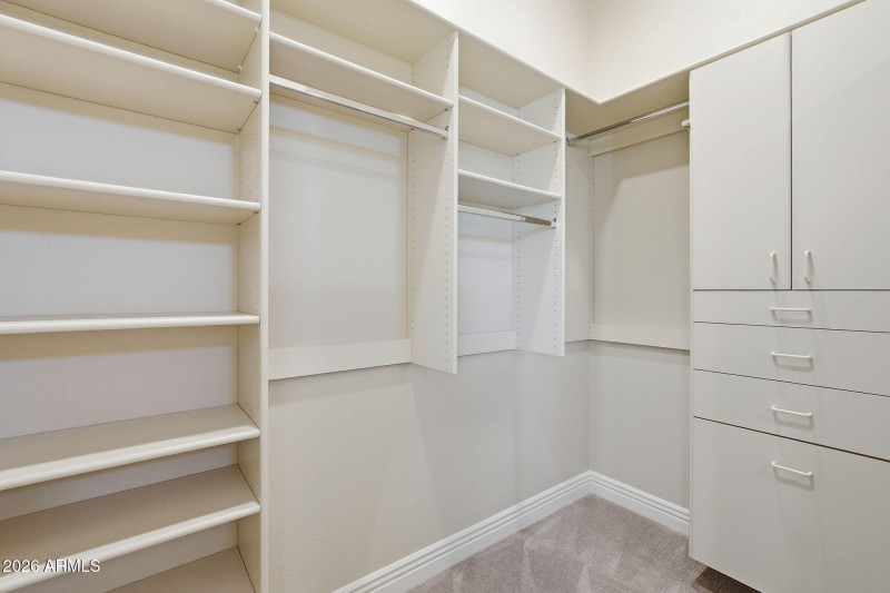 Primary Suite Dual Closets