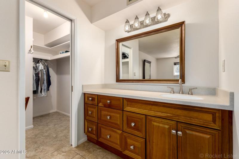 Large walk in closet