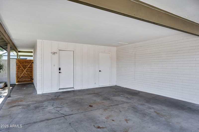 Covered parking/workshop/storage