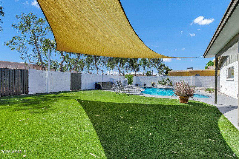 Huge artificial turf space