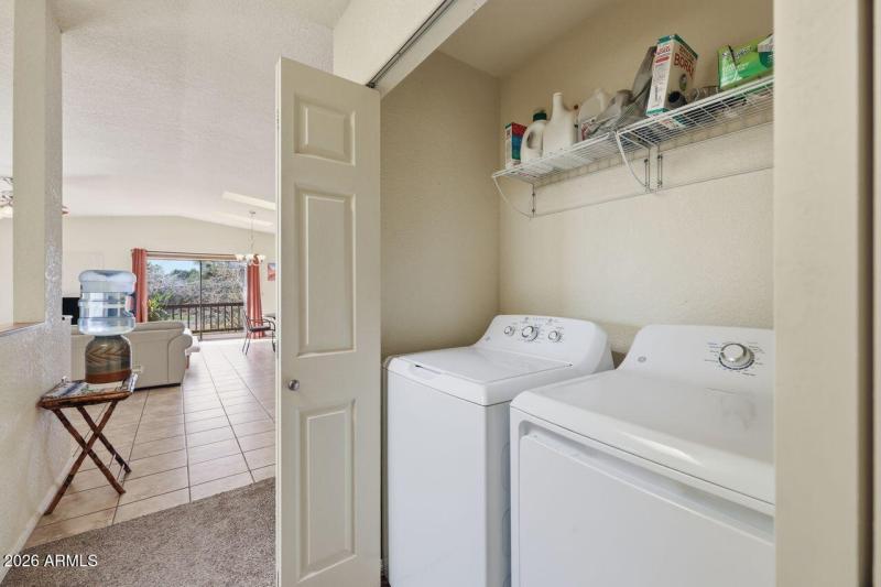 Washer Dryer in Hallway