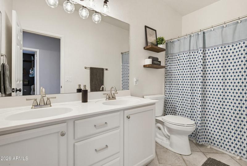 Secondary bath upstairs