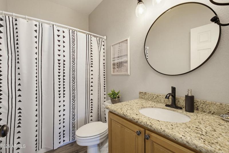 Secondary bath downstairs