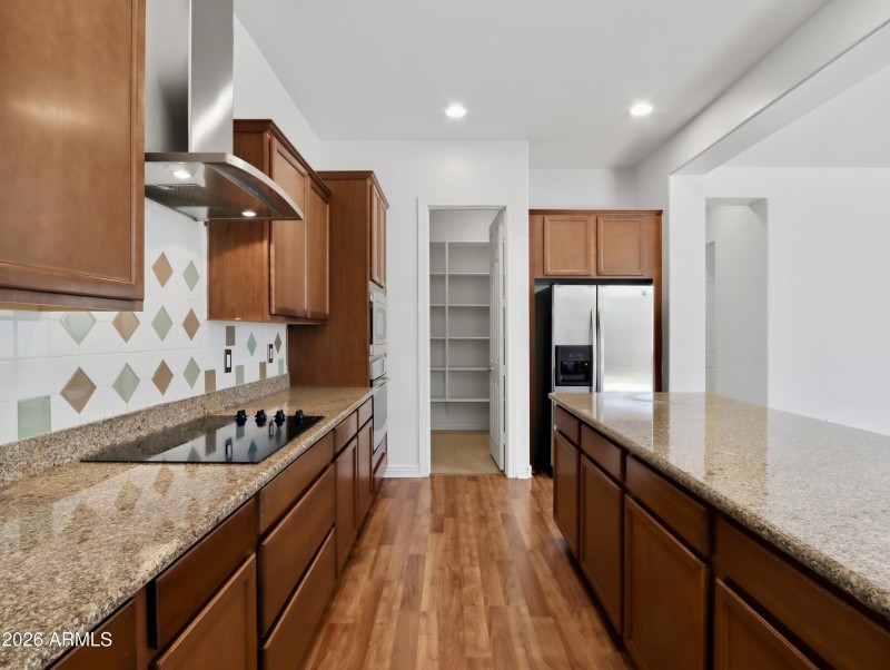 Kitchen with Walk-In Pantry
