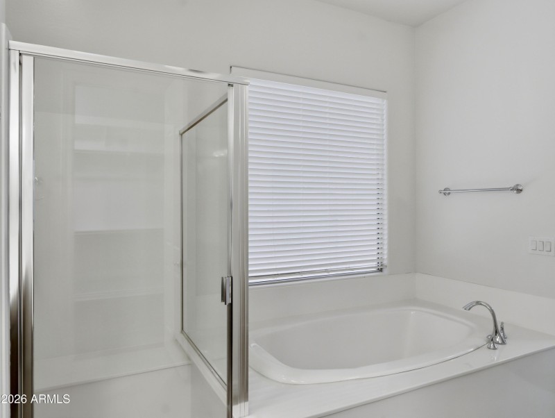 Shower and Tub in Primary Bath