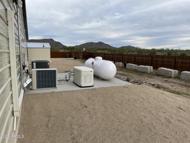 East Side of House 1