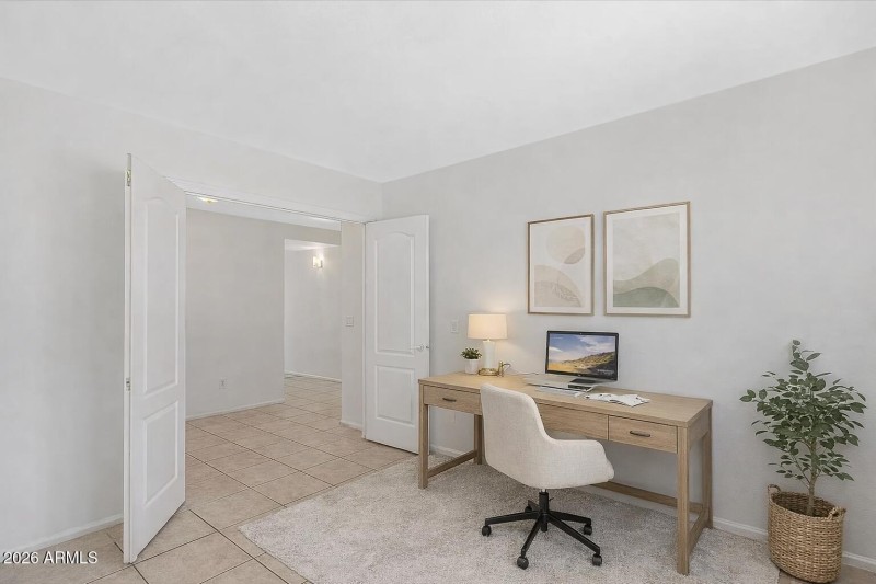 Downstairs Bedroom_Office Staged