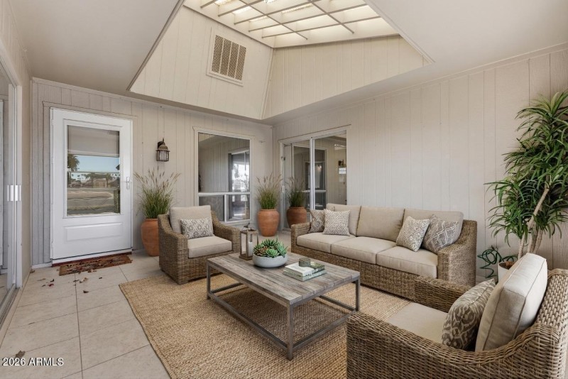 Courtyard Virtually Staged