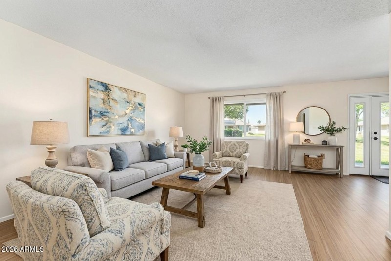 Living Room Virtually Staged