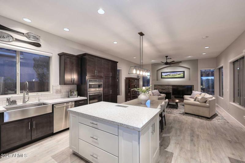 Plenty of kitchen island storage