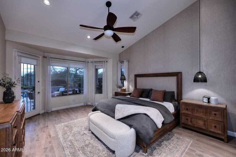 Separate exit to backyard