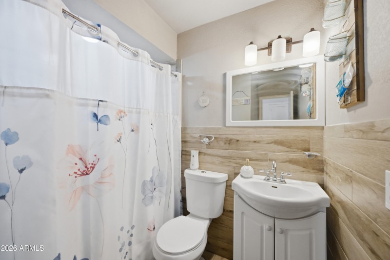 Earll. hall bath with walk in shower