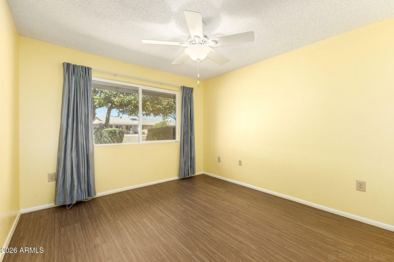 Third Bedroom Virtually Staged Empty
