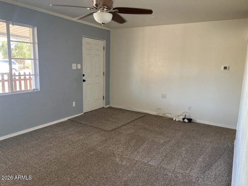 Front Door Entry to Living Room