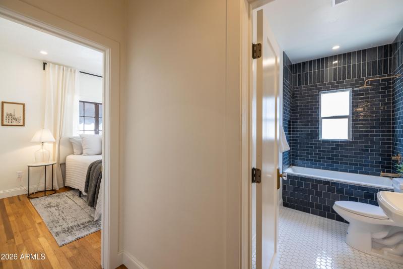 Bedroom 1 and Hallway Bathroom