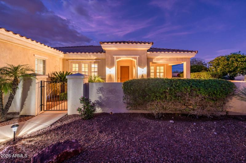 Front Gated Entrance