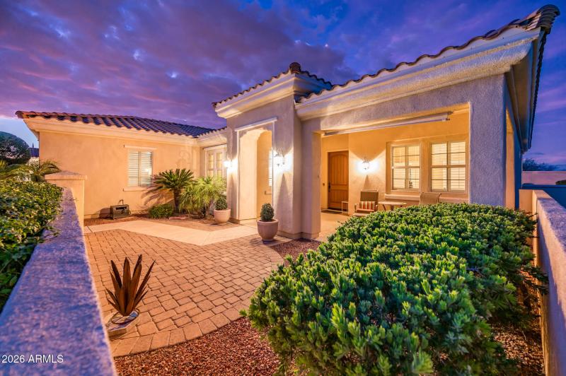 Paver Front Courtyard