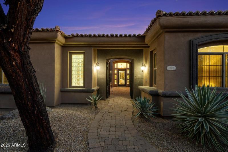 Gated Courtyard Entry