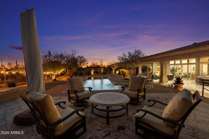 Sunset and Mountain View