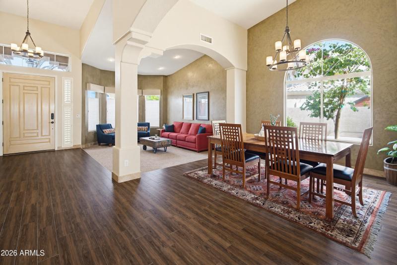 Dining & Living rooms