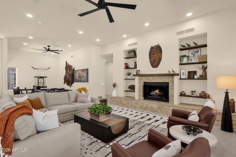 Fireplace in Living Room