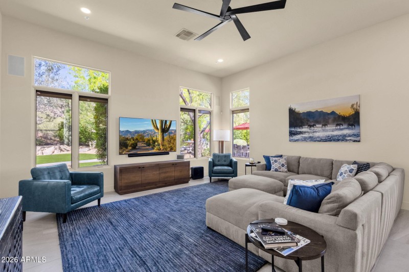 Family Room w/Abundance of Light