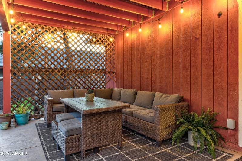 Downstairs Back Patio