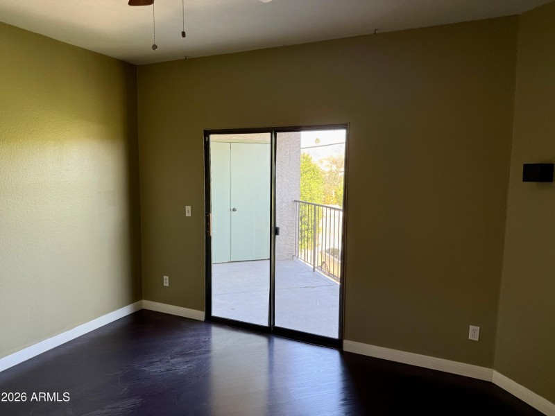 View towards the bedroom