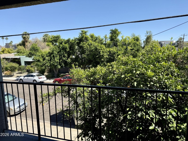 View from the balcony