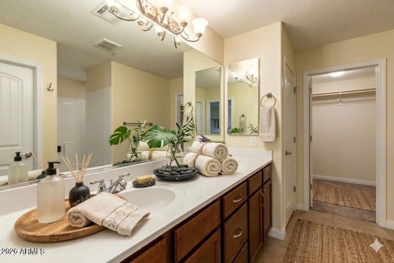 Primary Bath Virtually Staged