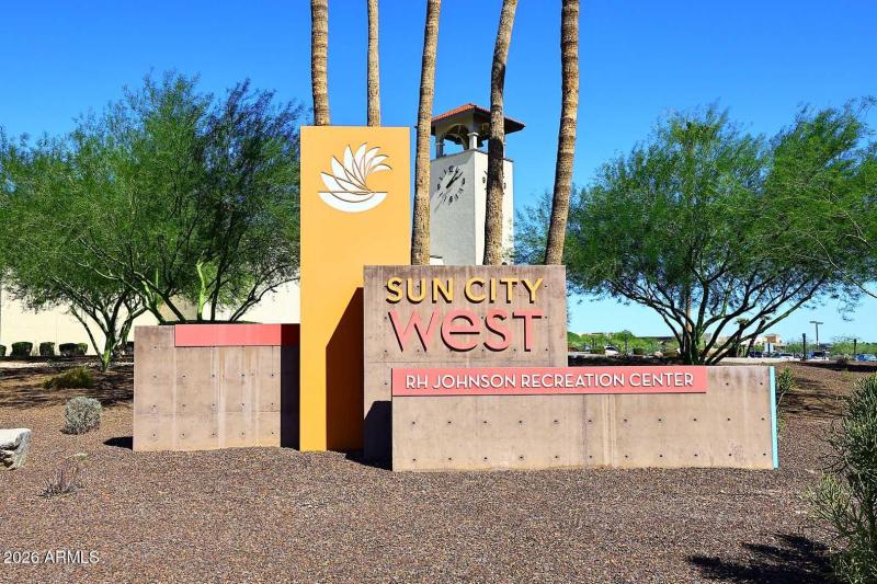 RH Johnson Recreation Center-Sign