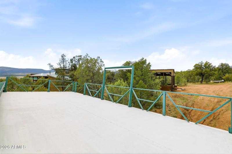 Movie Theatre Deck over Carport