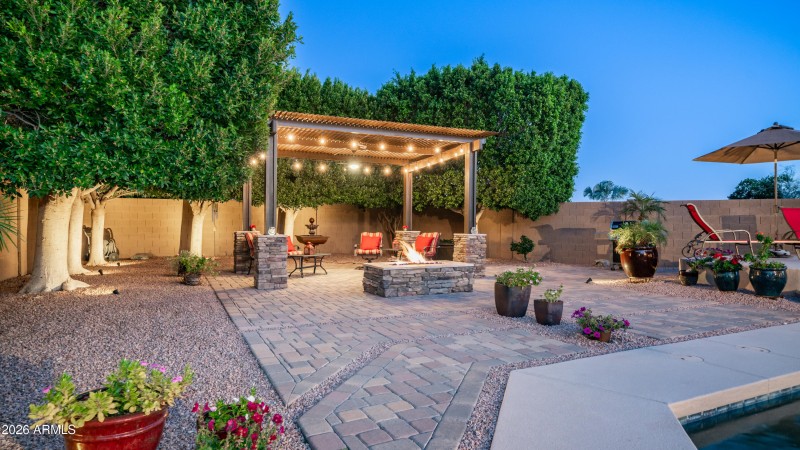 Pergola enchanting views