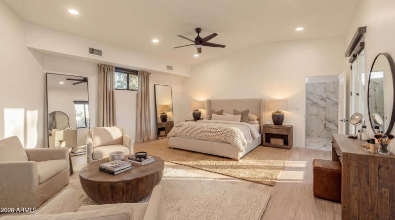 Primary Bedroom (Staged)