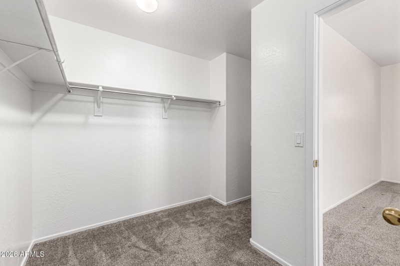 Upstairs Primary Walk-In Closet