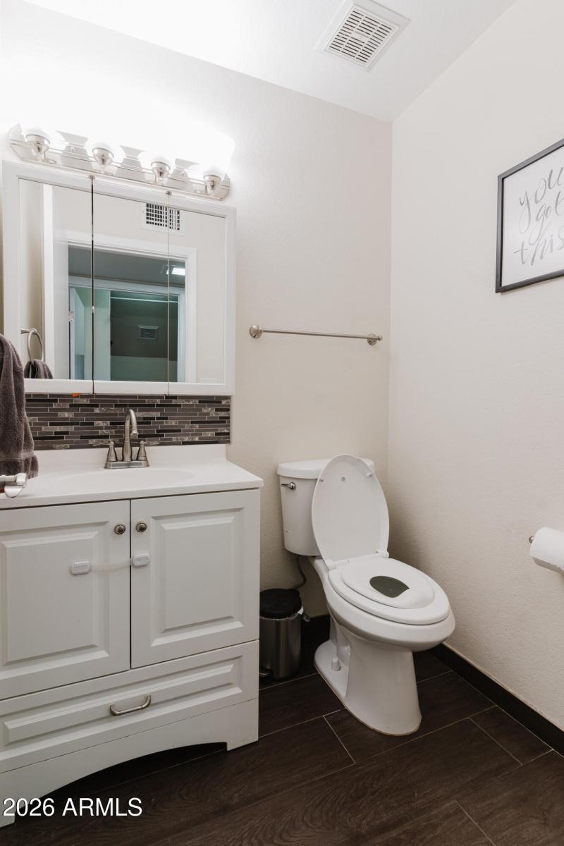 downstairs powder bathroom