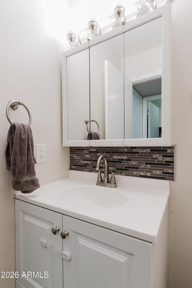 downstairs powder bathroom