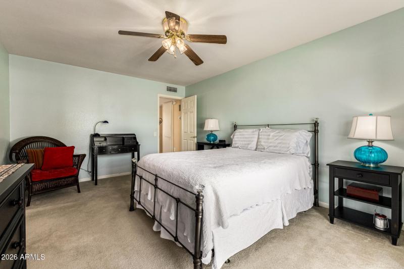 Ceiling fans in every room