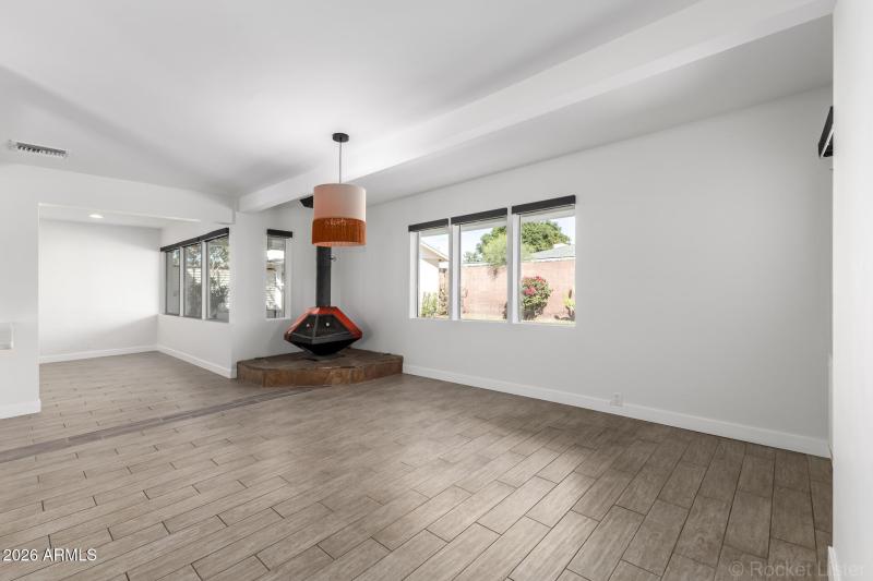 17 - Oak Corner Fireplace