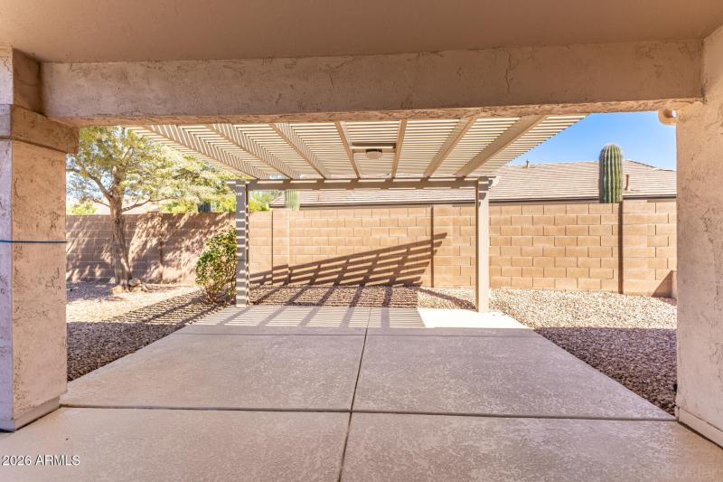 Back Patio Pergola