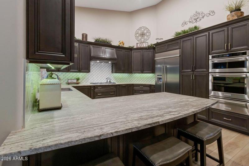 Chef's grade appliances.