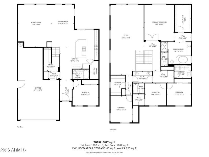 floor plan w/ measurements
