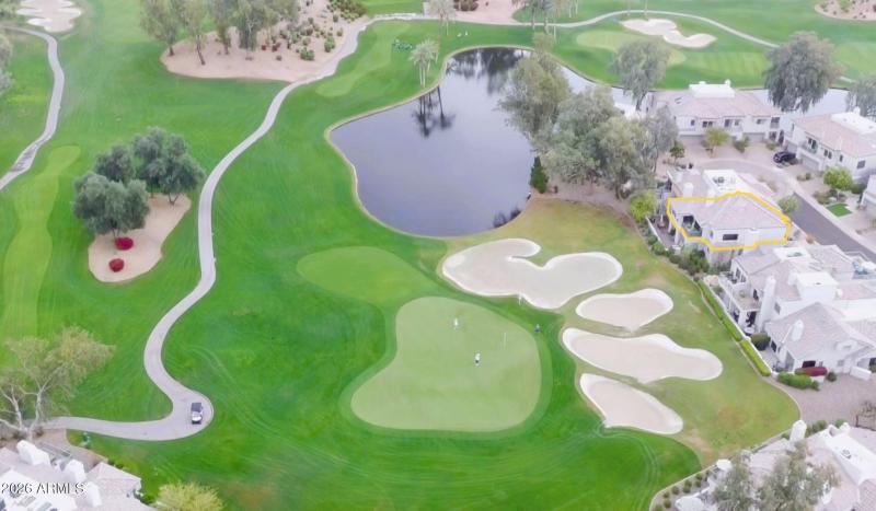 Yellow Outline of Unit