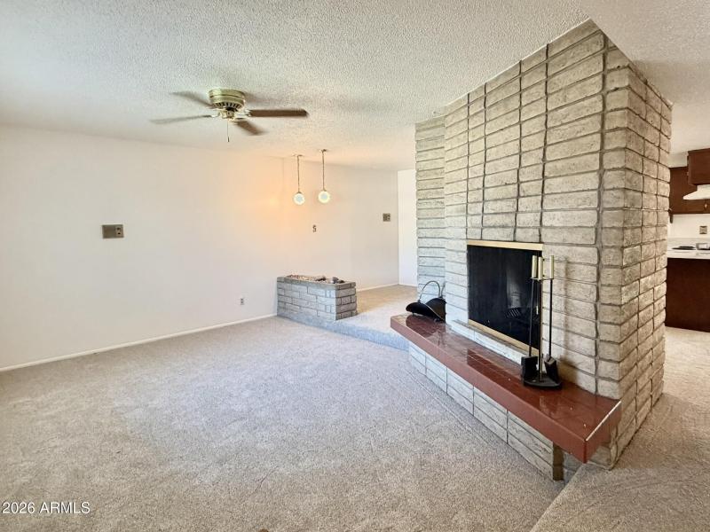 Wood Burning Fireplace