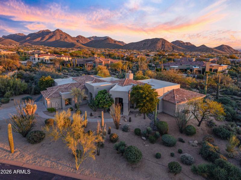 Sunset looking southeast